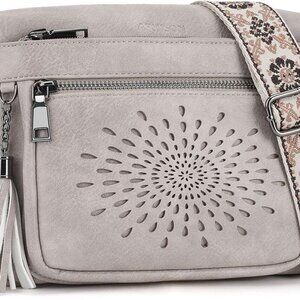 Crossbody Purse for Women，Small Crossbody Bags Trendy Vegan Leather Shoulder bag